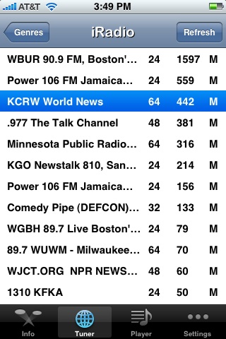 Illustration for article titled iRadio Brings Streaming Radio to iPhone, YAY
